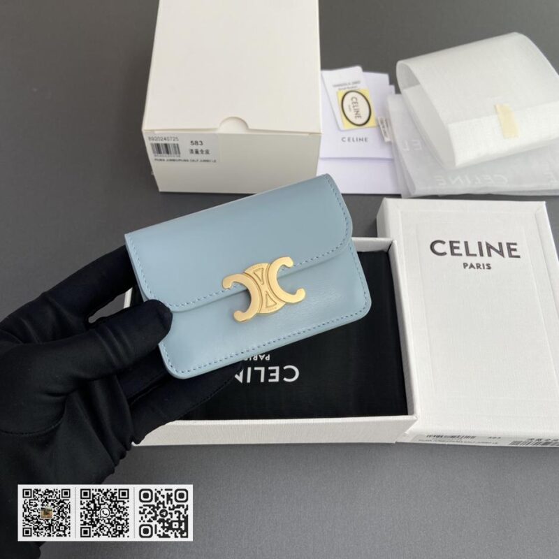Celine TRIOMPHE翻盖卡包 - Image 6
