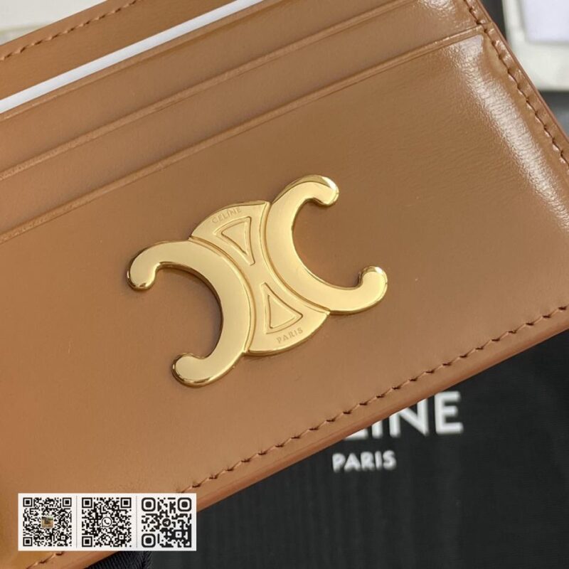 Celine TRIOMPHE牛皮卡包 - Image 6