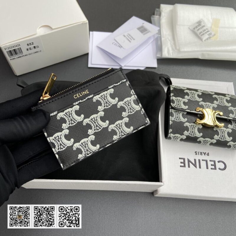 Celine TRIOMPHE短版钱包 - Image 5