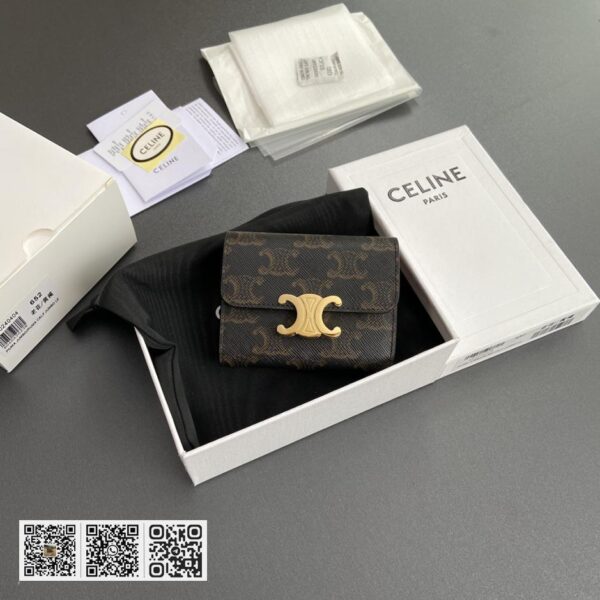 Celine TRIOMPHE短版钱包
