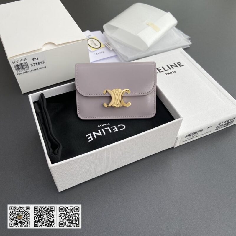 Celine TRIOMPHE翻盖卡包