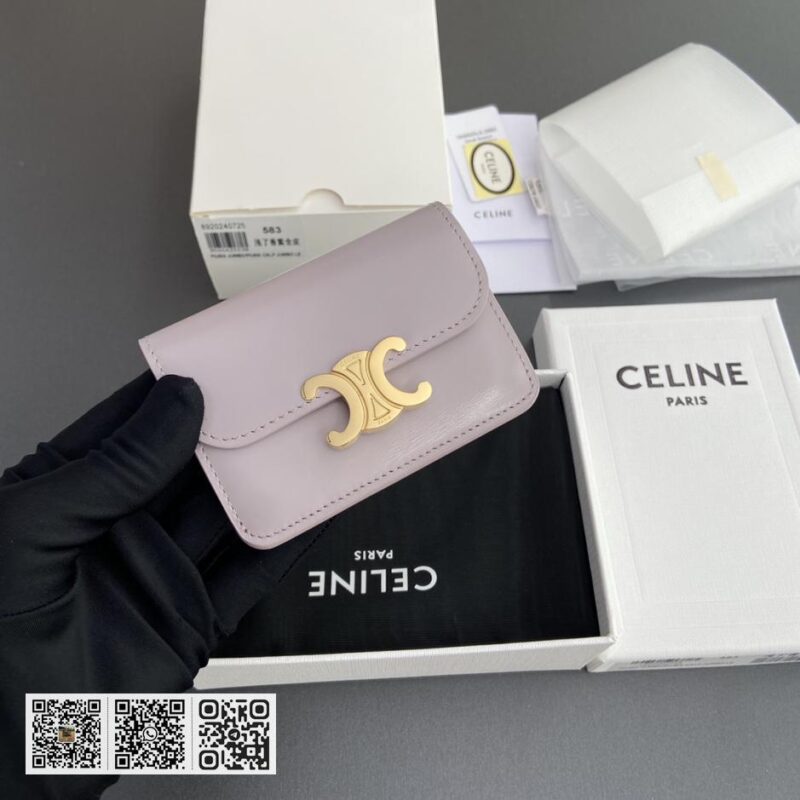 Celine TRIOMPHE翻盖卡包 - Image 5