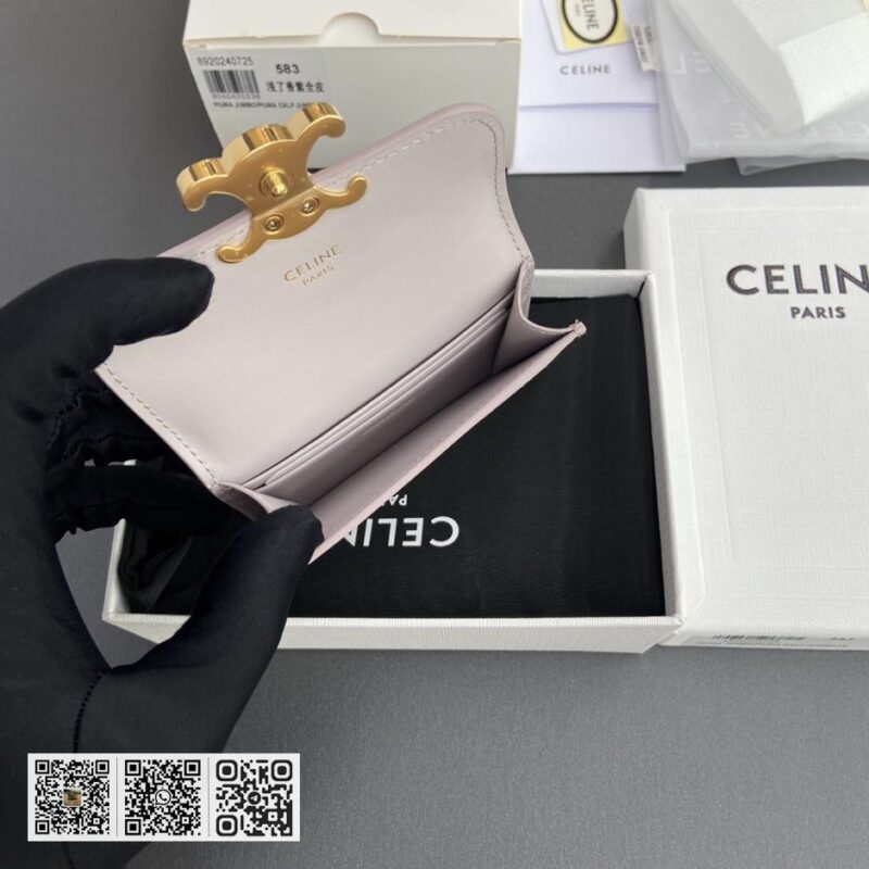 Celine TRIOMPHE翻盖卡包 - Image 8