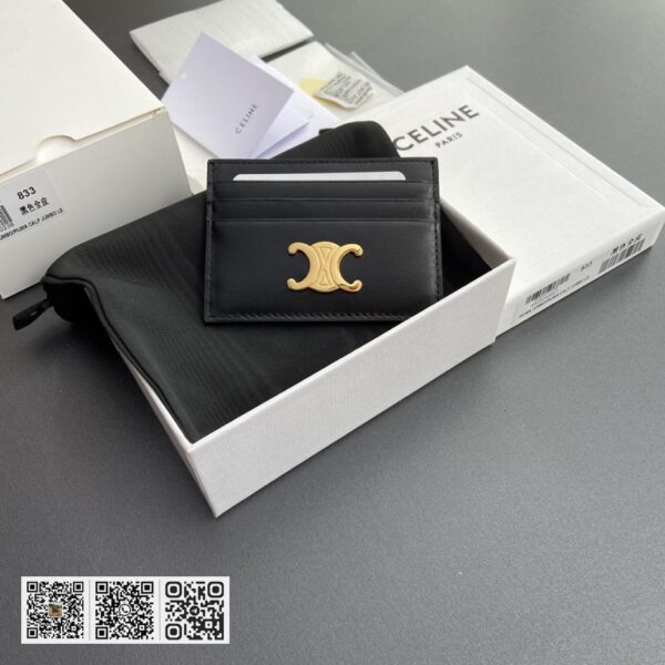 Celine TRIOMPHE牛皮卡包