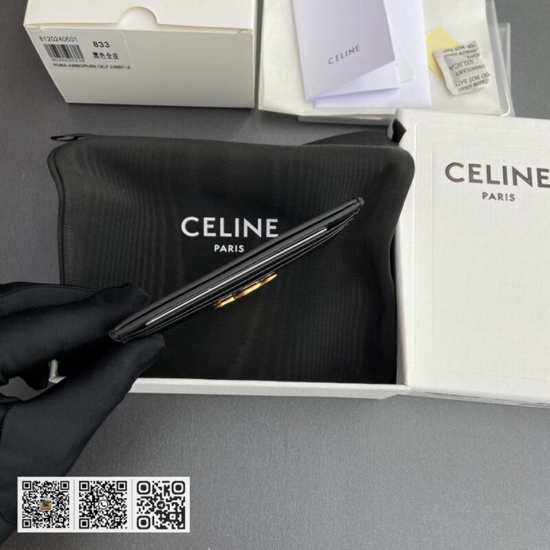 Celine TRIOMPHE牛皮卡包 - Image 3