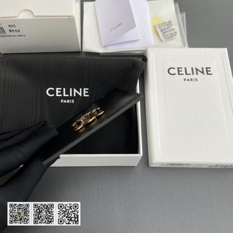 Celine TRIOMPHE牛皮卡包 - Image 5