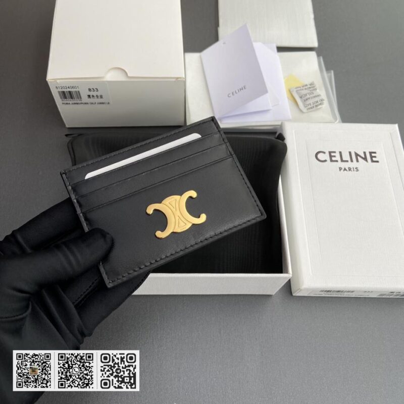 Celine TRIOMPHE牛皮卡包 - Image 6