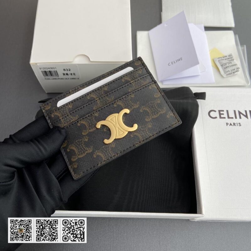 Celine TRIOMPHE卡包 - Image 5
