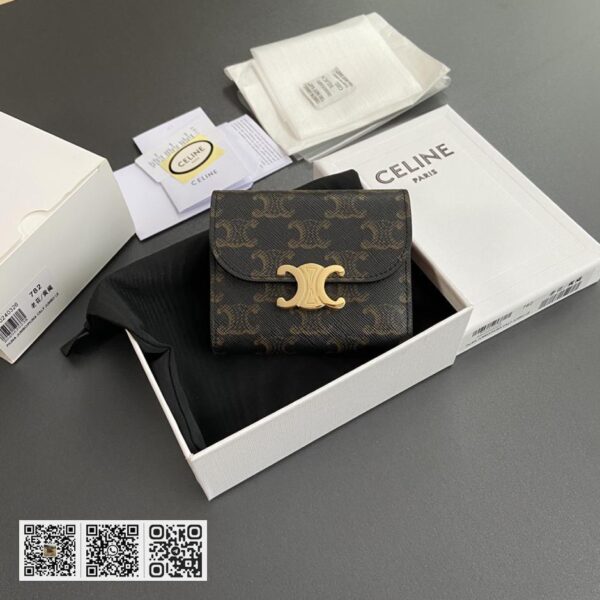 Celine TRIOMPHE短版钱包