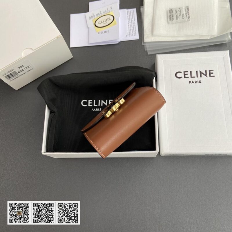 Celine TRIOMPHE羊皮钱包 - Image 3