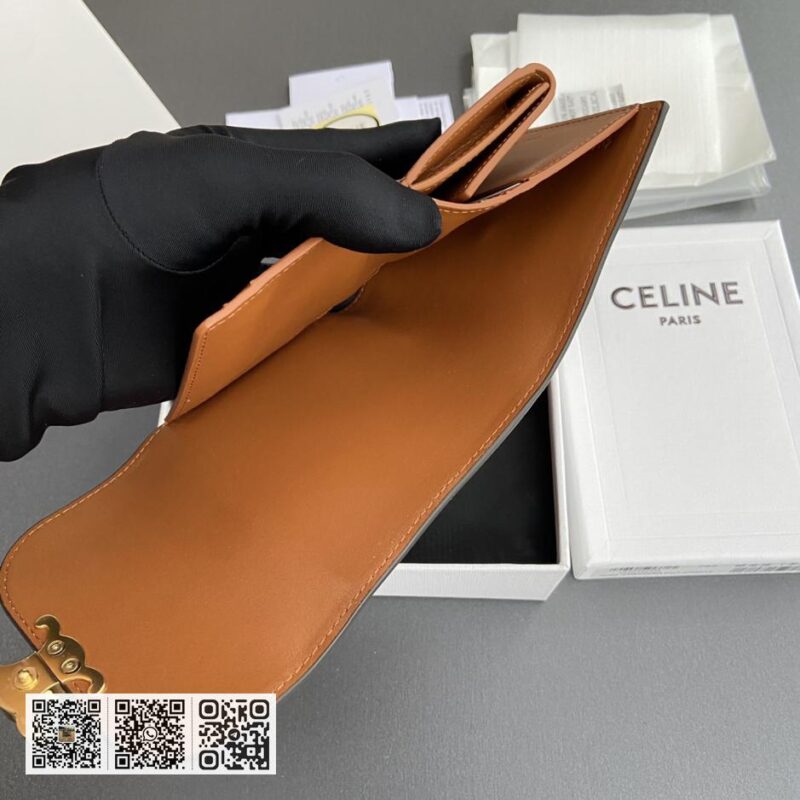 Celine TRIOMPHE羊皮钱包 - Image 9