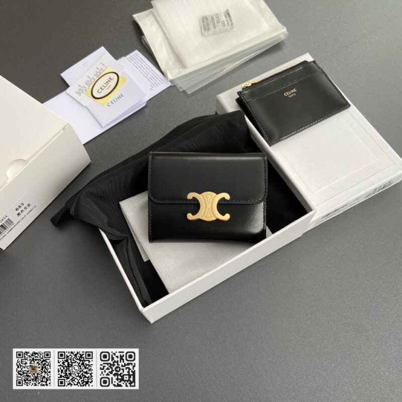 Celine TRIOMPHE短版钱包 - Image 4