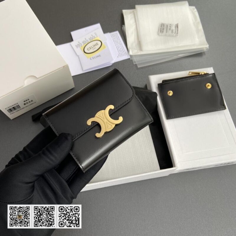 Celine TRIOMPHE短版钱包 - Image 6