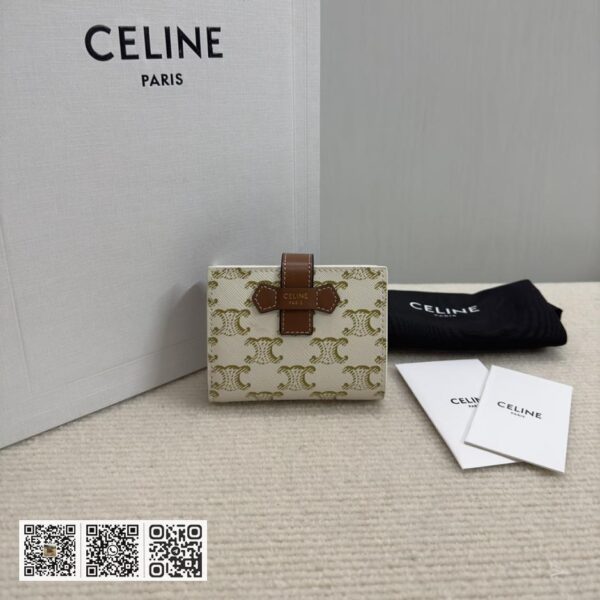 Celine羊皮钱包