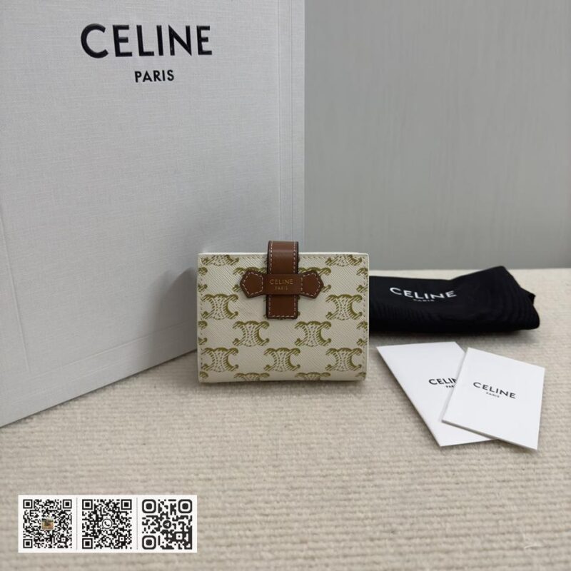 Celine羊皮钱包