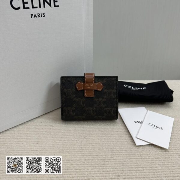 Celine羊皮钱包