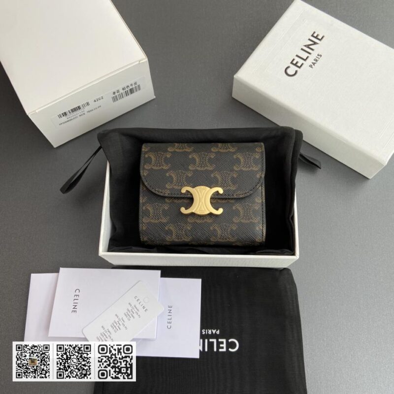 Celine TRIOMPHE短版钱包