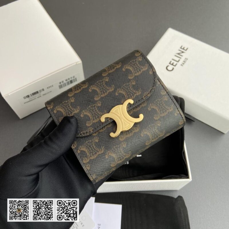 Celine TRIOMPHE短版钱包 - Image 5