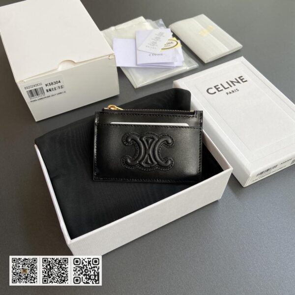 Celine TRIOMPHE牛皮卡包
