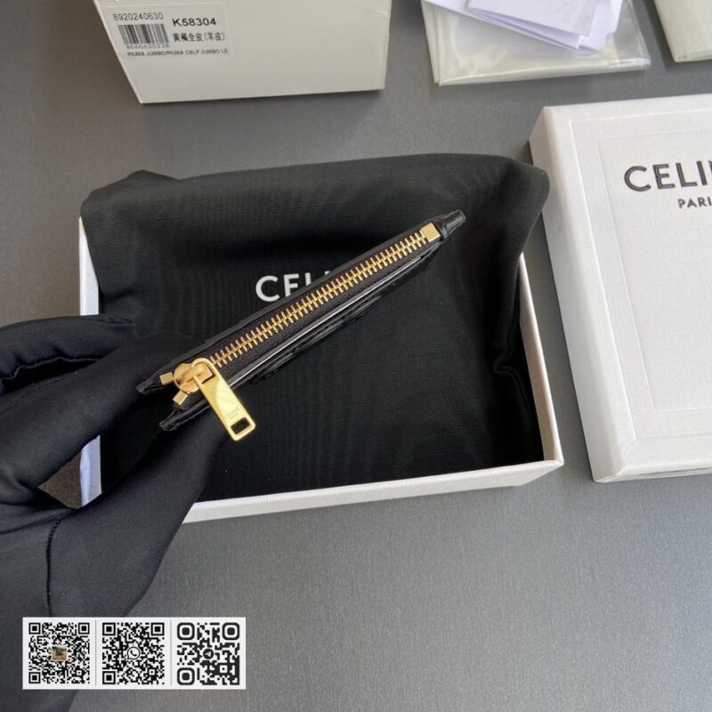 Celine TRIOMPHE牛皮卡包 - Image 3