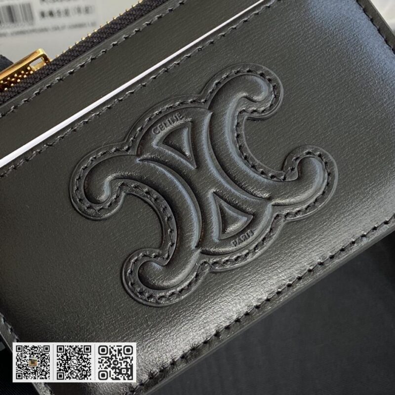 Celine TRIOMPHE牛皮卡包 - Image 6