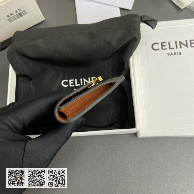 Celine TRIOMPHE翻盖卡包 - Image 5