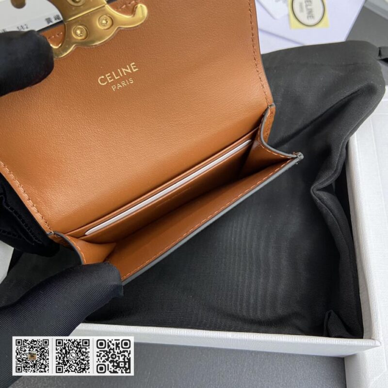 Celine TRIOMPHE翻盖卡包 - Image 8