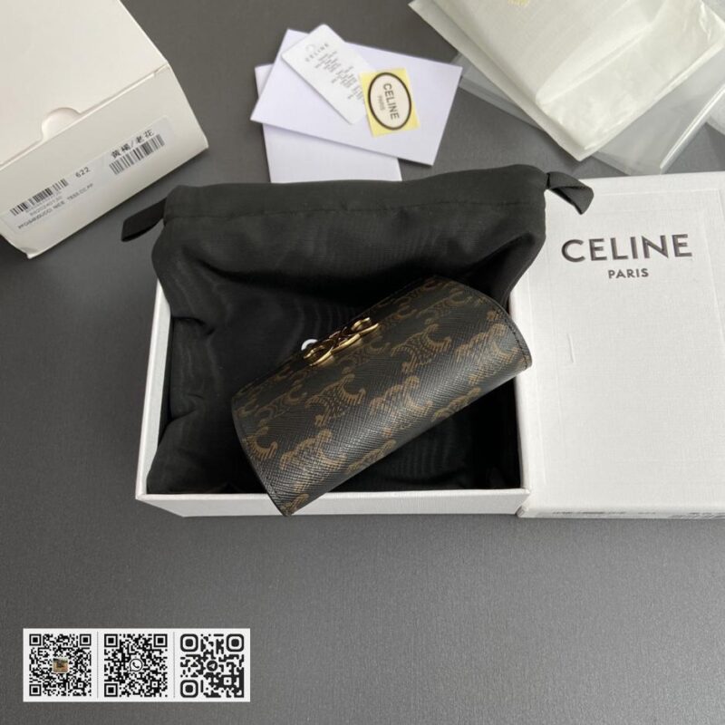 Celine TRIOMPHE短版钱包 - Image 4