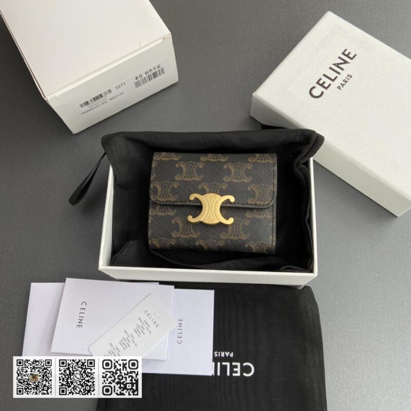 Celine TRIOMPHE短版钱包