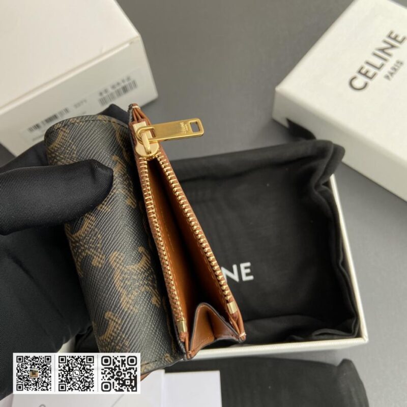 Celine TRIOMPHE短版钱包 - Image 6
