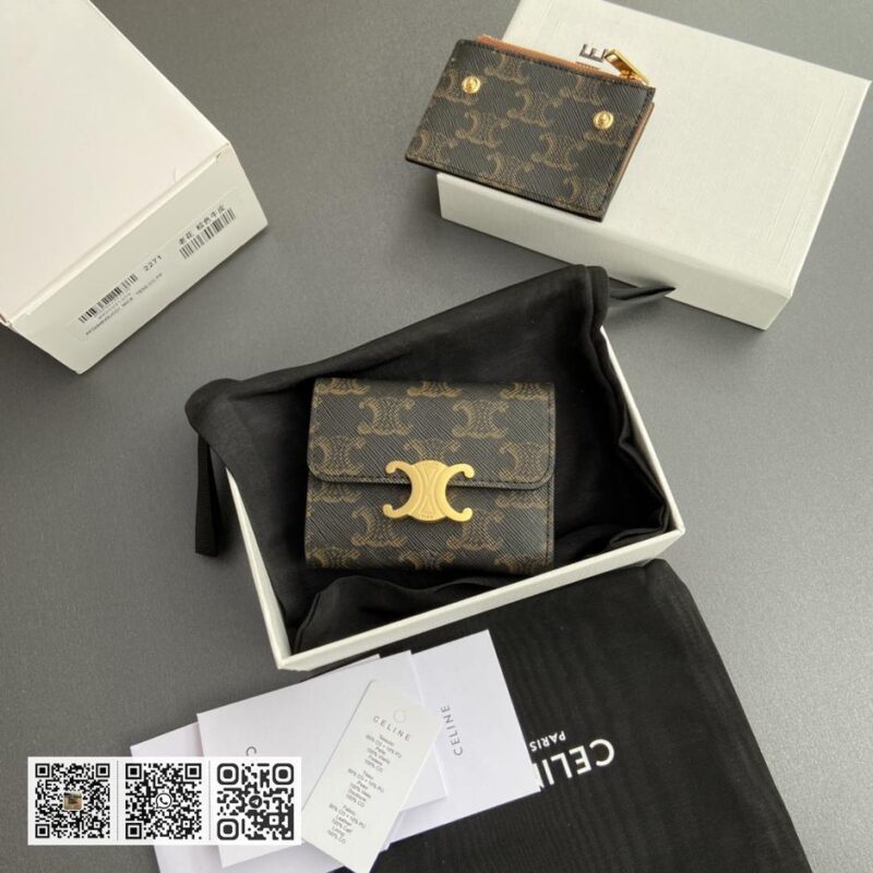 Celine TRIOMPHE短版钱包 - Image 9