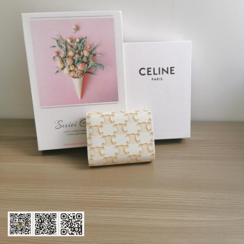 Celine 小号人造皮革钱包 - Image 2