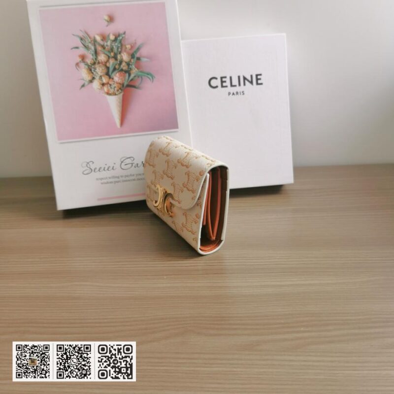 Celine 小号人造皮革钱包 - Image 3