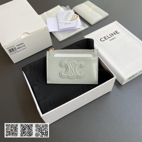 Celine TRIOMPHE牛皮卡包