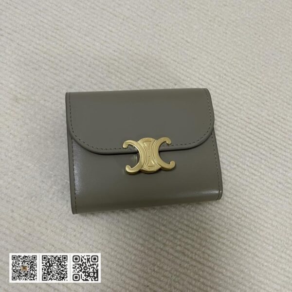 Celine 小号羊皮革翻盖皮夹
