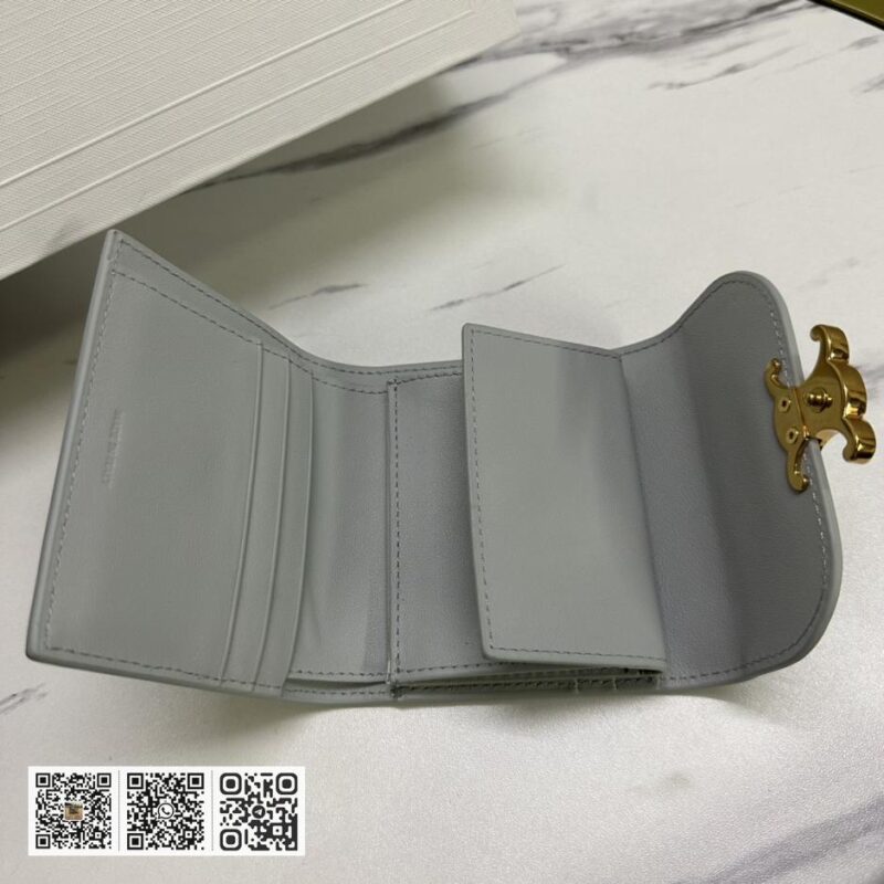 Celine 小号羊皮革翻盖皮夹 - Image 5