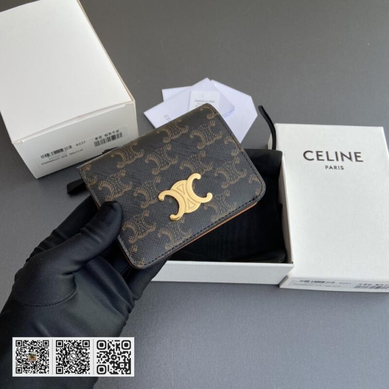 Celine TRIOMPHE短版钱包 - Image 6