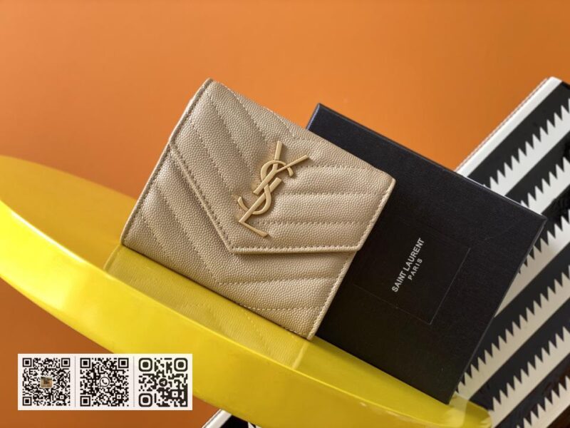 YSL三折钱包