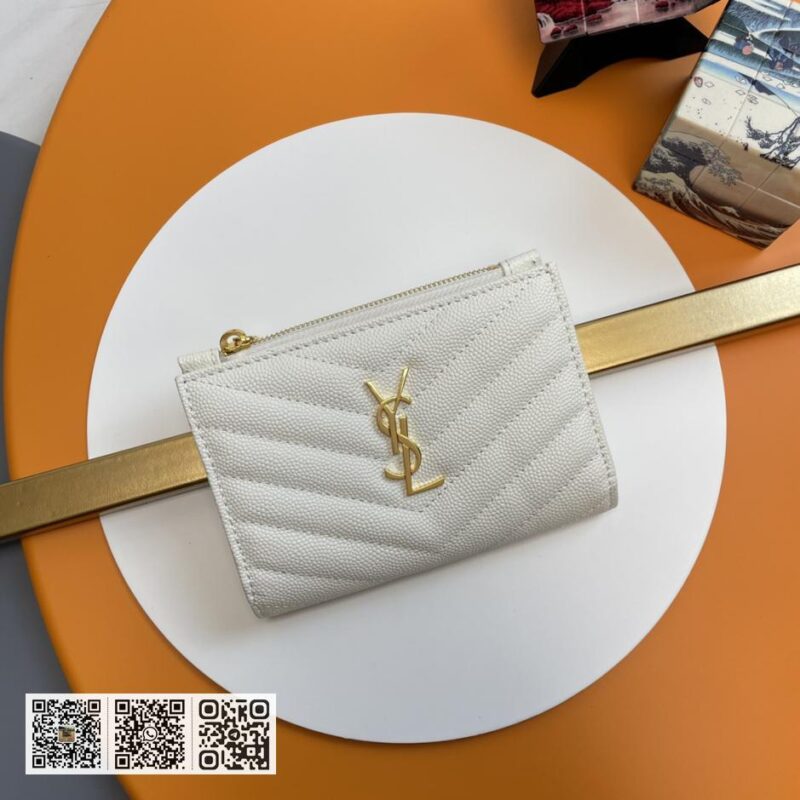 YSL拉链钱包