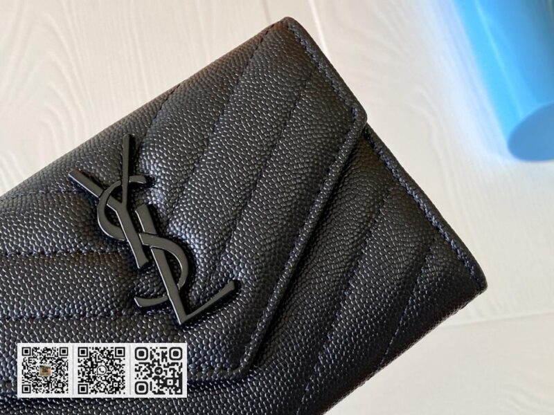 SAINT LAURENT鱼子酱皮钱包 - Image 5