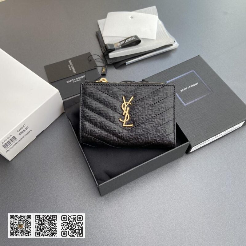 YSL双折钱包