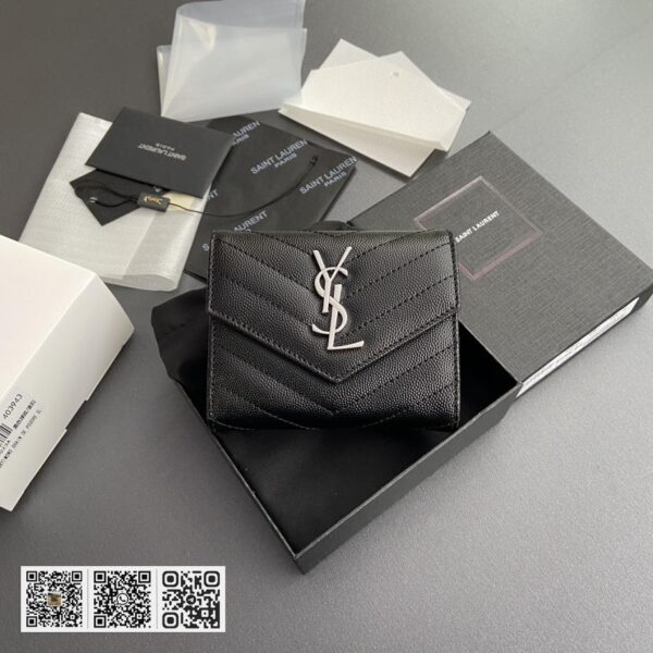 YSL三折短包