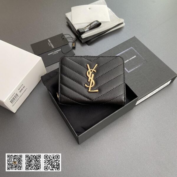 YSL拉链钱包