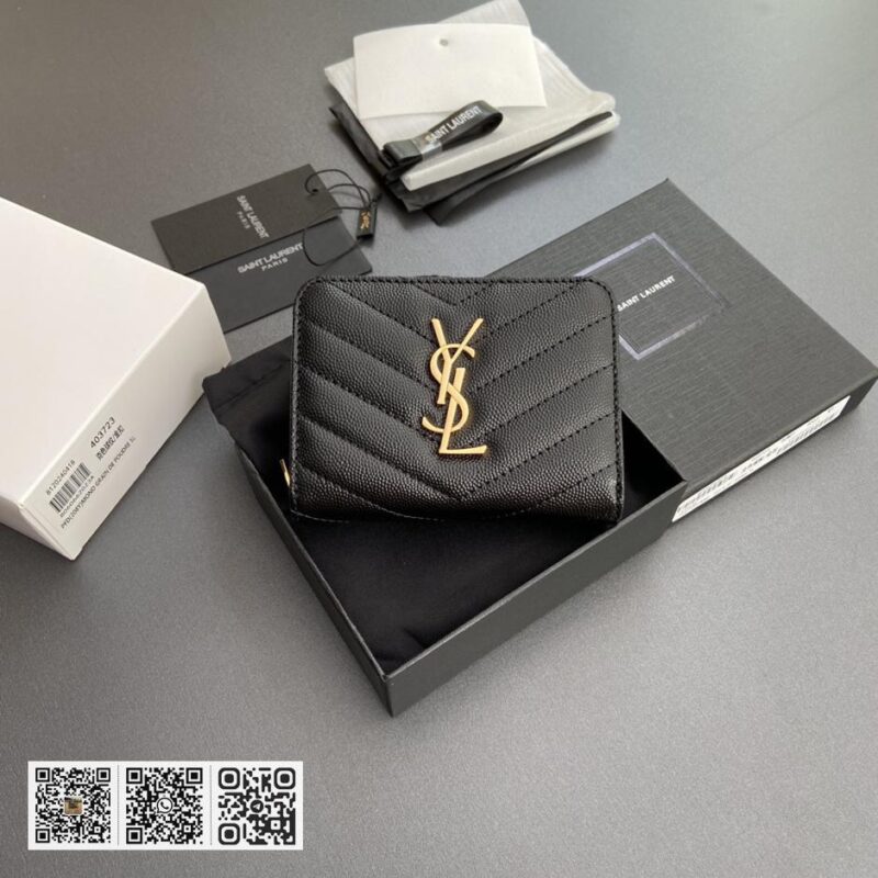 YSL拉链钱包