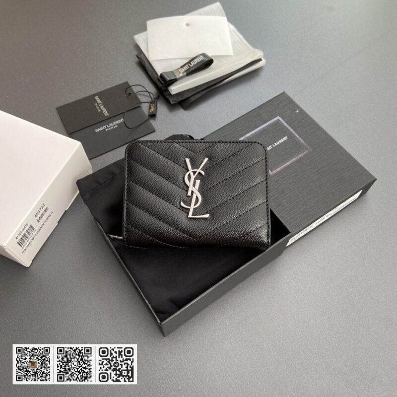 YSL拉链钱包