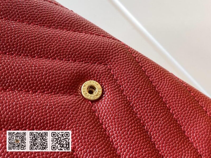 SAINT LAURENT鱼子酱皮钱包 - Image 7