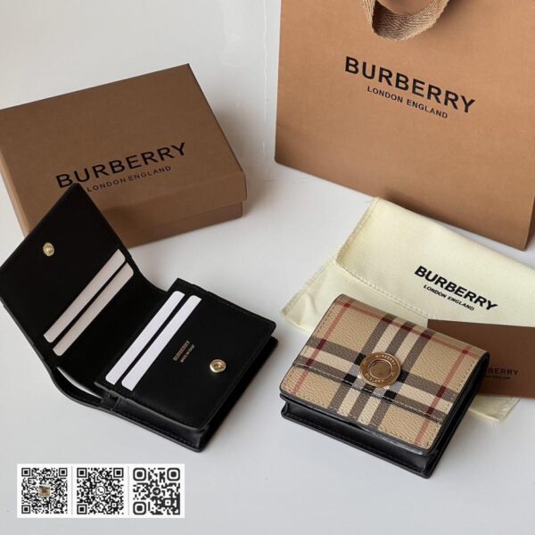 Burberry Vintage 折叠式钱夹卡包