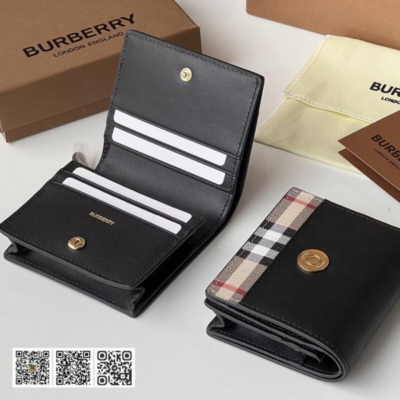 Burberry Vintage 折叠式钱夹卡包