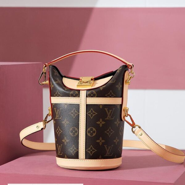 LV正品皮免检版 DUFFLE薯条包 M43587