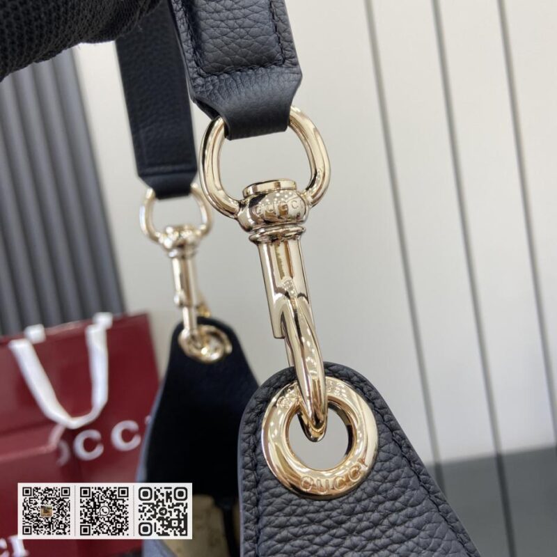 《配全套原厂绿色礼品袋》Gucci Body双锁扣中型单背包 - Image 6